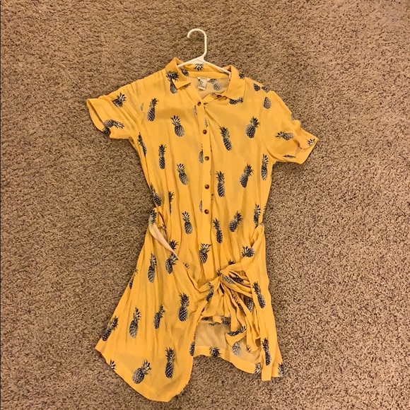 yellow pineapple dress